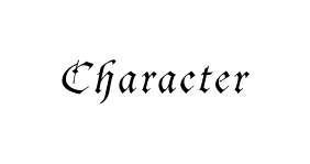 character